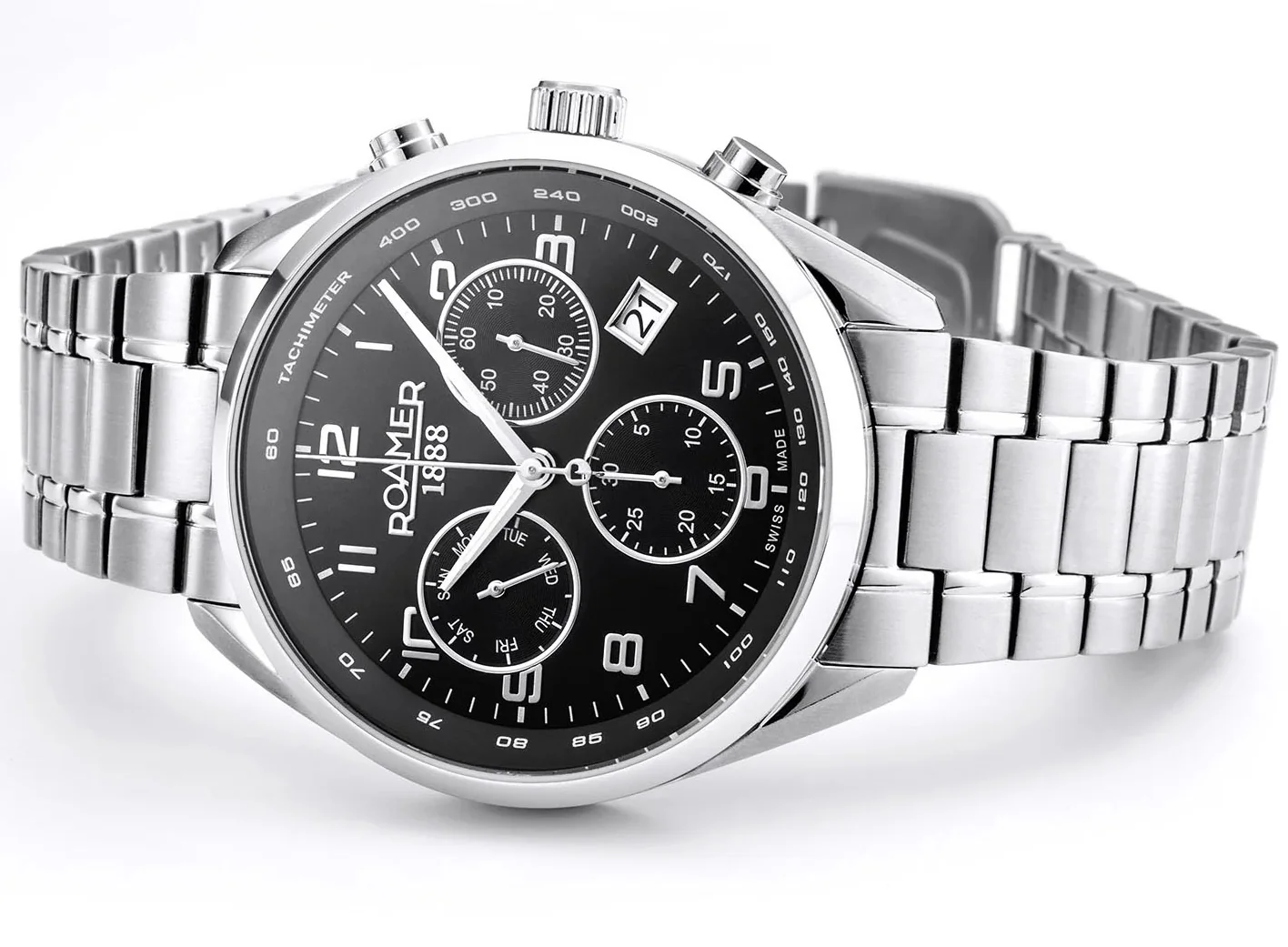 Roamer Pro Chrono Black Watch - Image 3