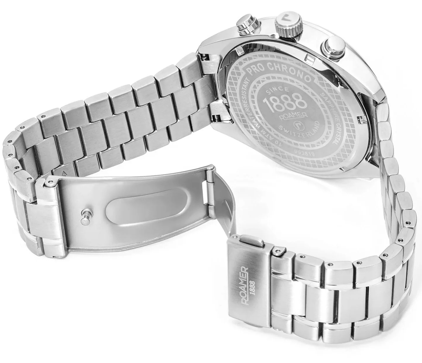 Roamer Pro Chrono Black Watch - Image 4