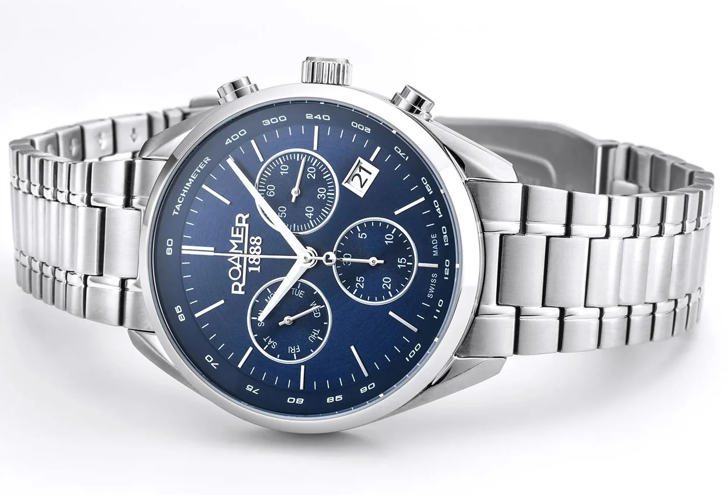 Roamer Pro Chrono Blue Watch - Image 3
