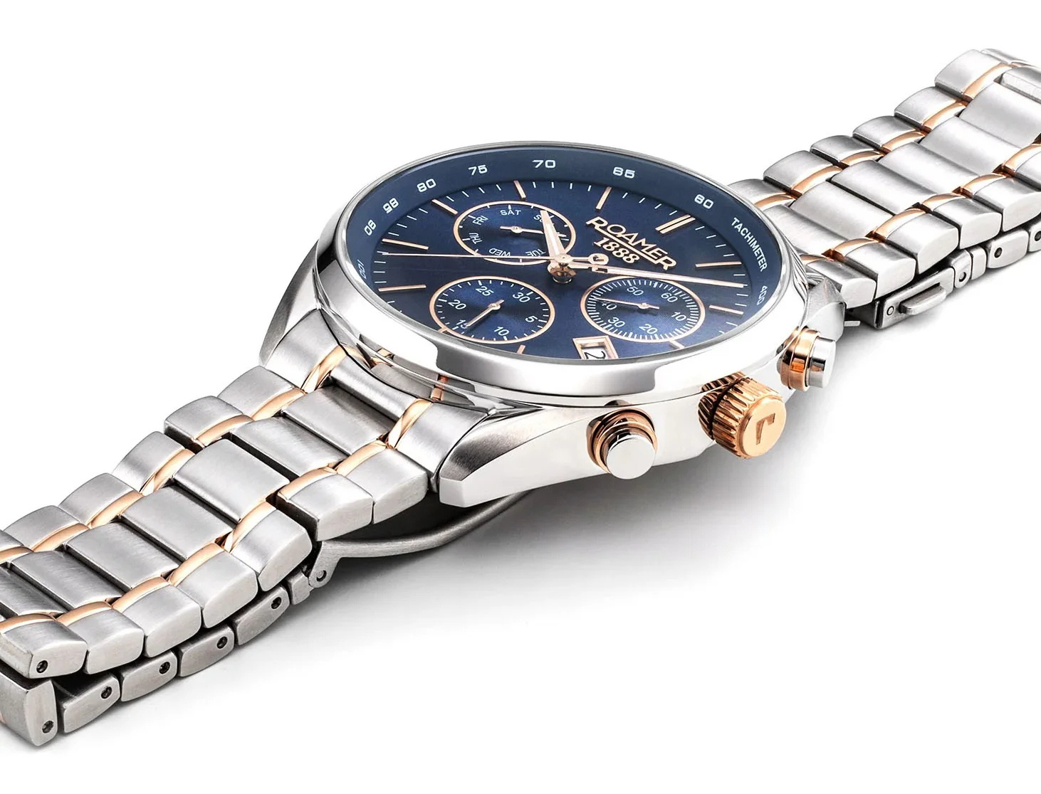 Roamer Pro Chrono Blue Watch - Image 4