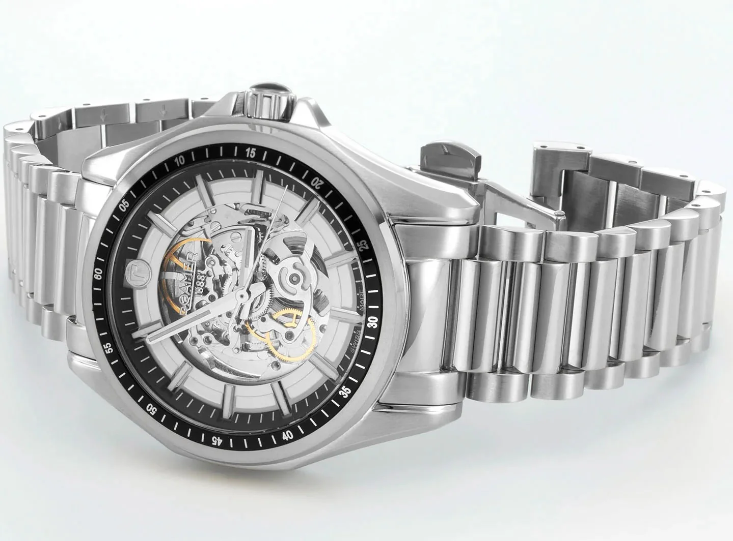 Roamer Rockshell Mark III Skeleton Black Watch - Image 4