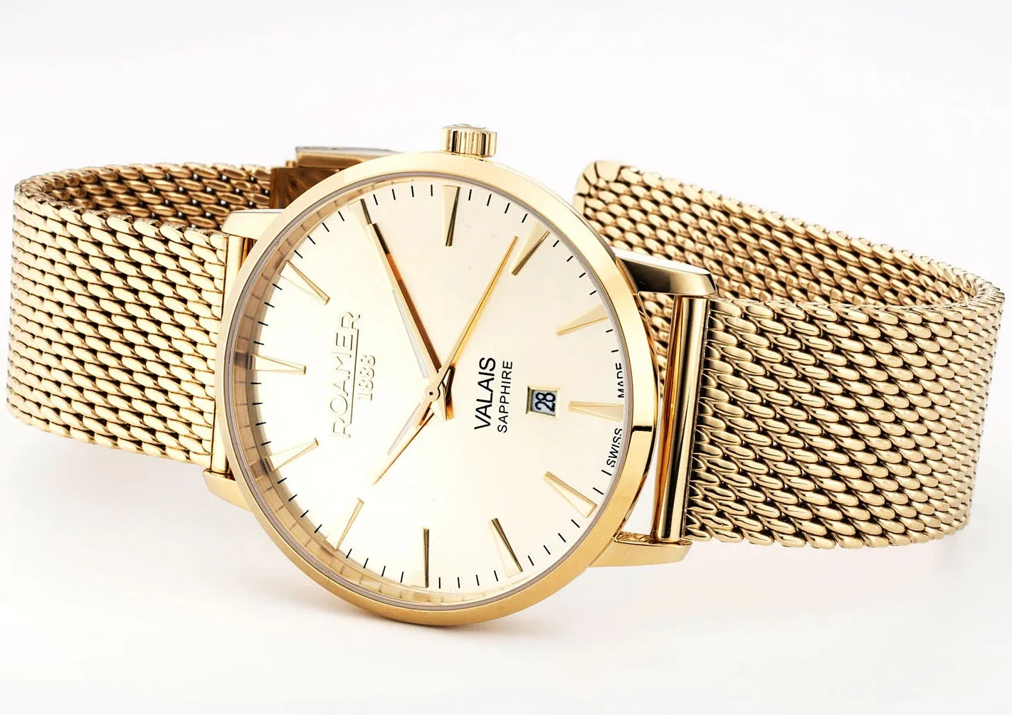 Roamer Valais Champagne Gents Watch - Image 6