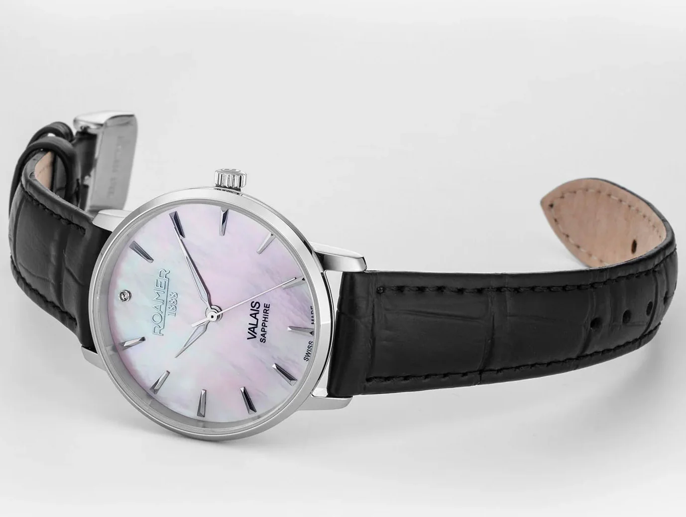 Roamer Valais Pink MOP Ladies Watch - Image 7