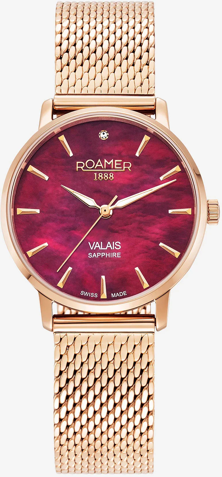Roamer Valais Red MOP Ladies Watch