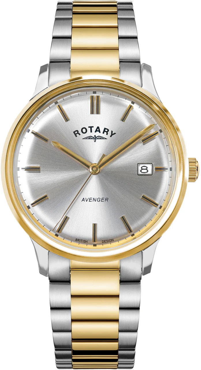 Rotary Watch Avenger Two Tone Gold PVD Mens D