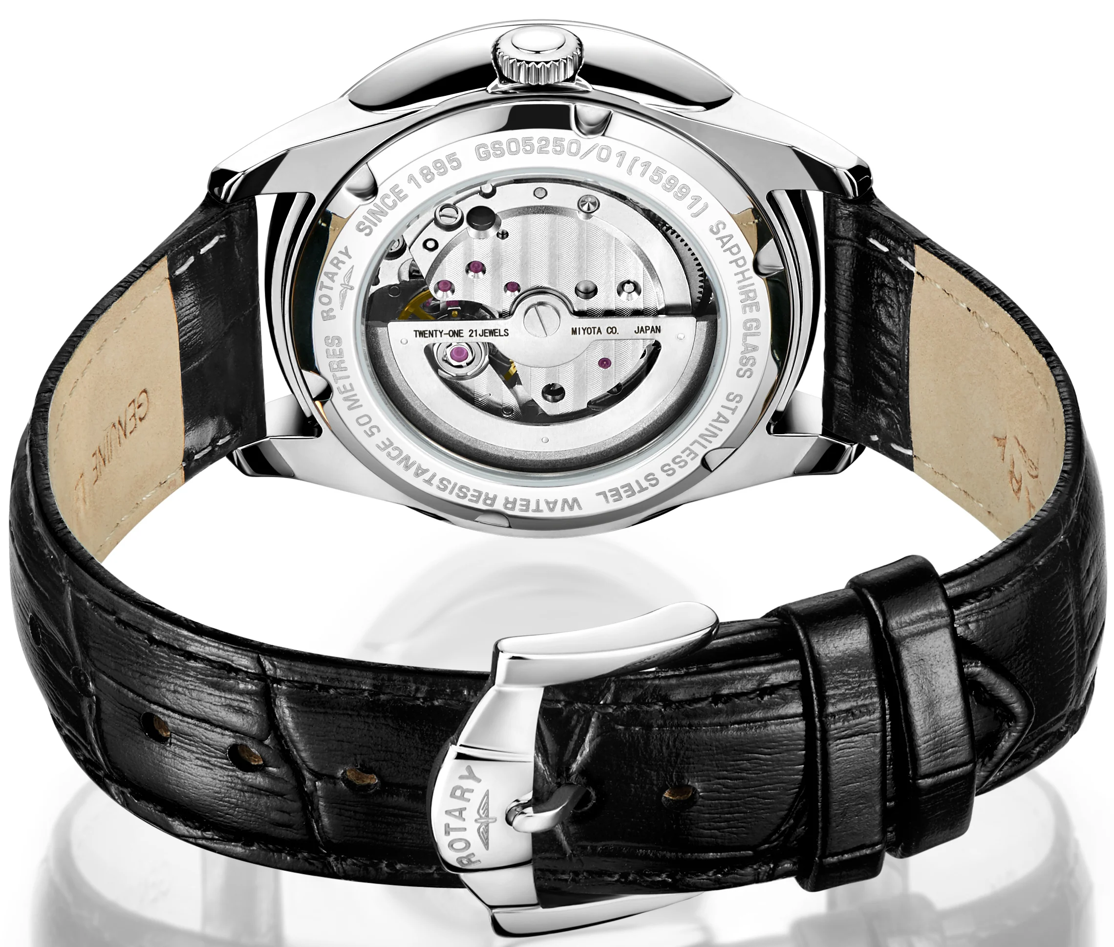 Rotary Watch Cambridge Auto Mens - Image 2