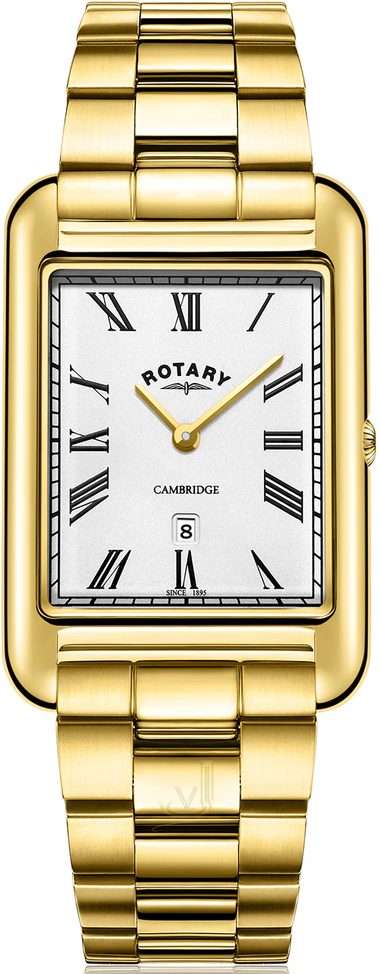 Rotary Watch Cambridge Gold PVD Mens