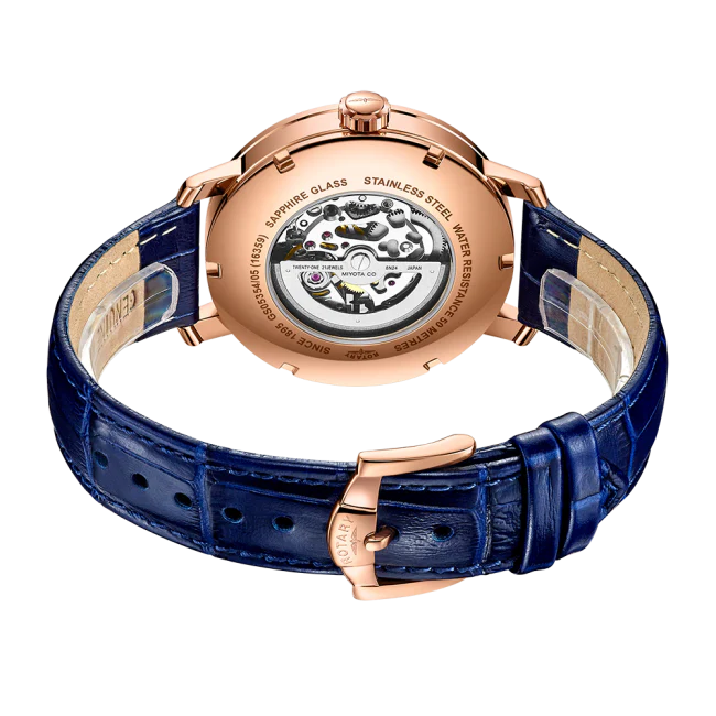 Rotary Greenwich Skeleton Rose Gold PVD - Image 3