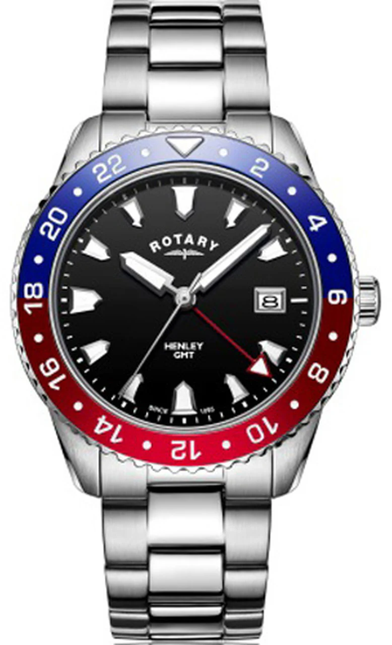 Rotary Henley GMT Mens Watch