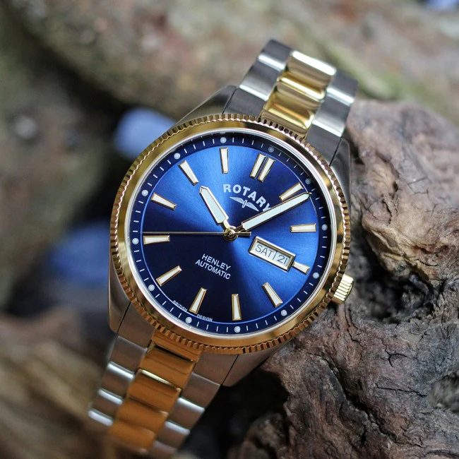 Rotary Watch Henley Two Tone Gold PVD Mens - Image 2