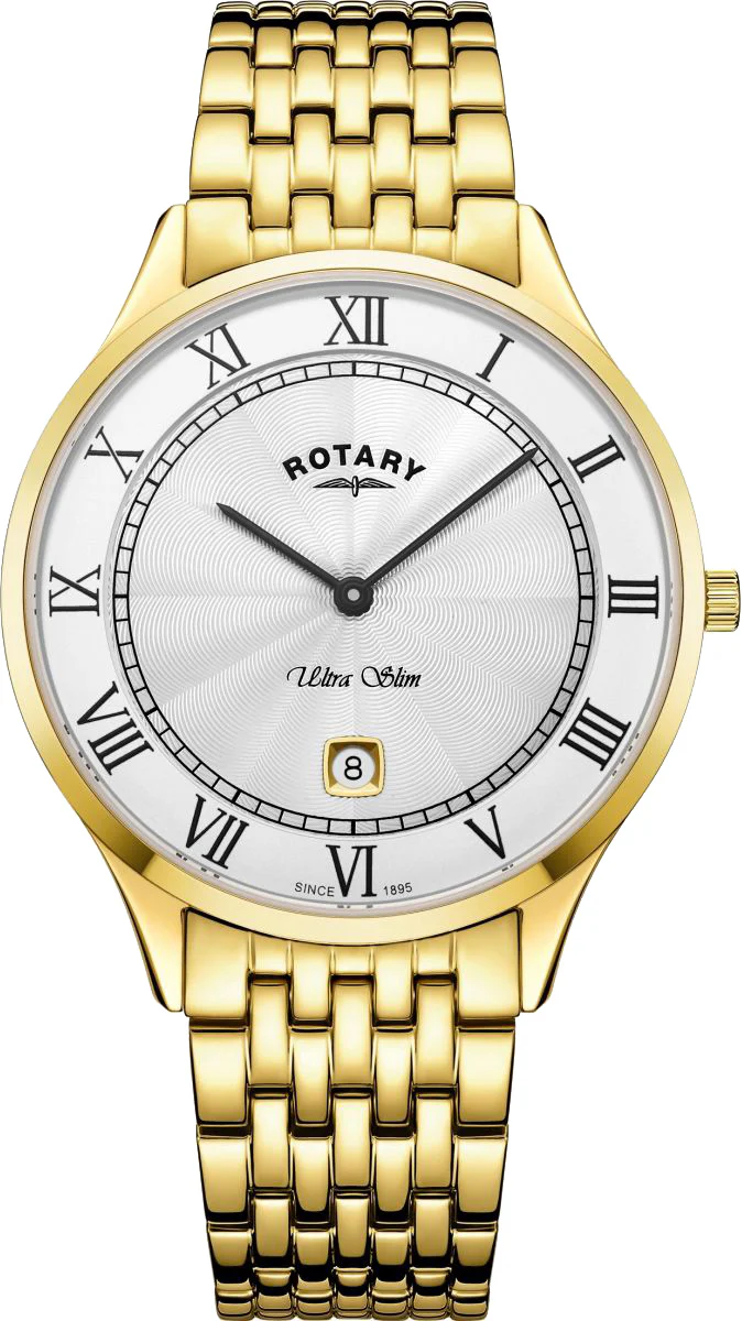 Rotary Watch Ultra Slim Mens