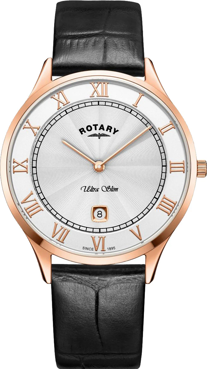 Rotary Watch Ultra Slim Mens