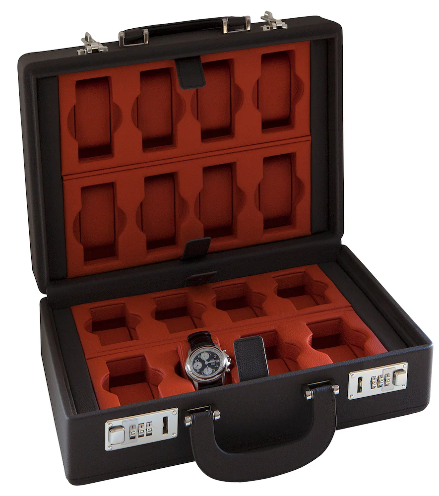 Scatola del Tempo Watch Case Valigetta 16 Grey Orange