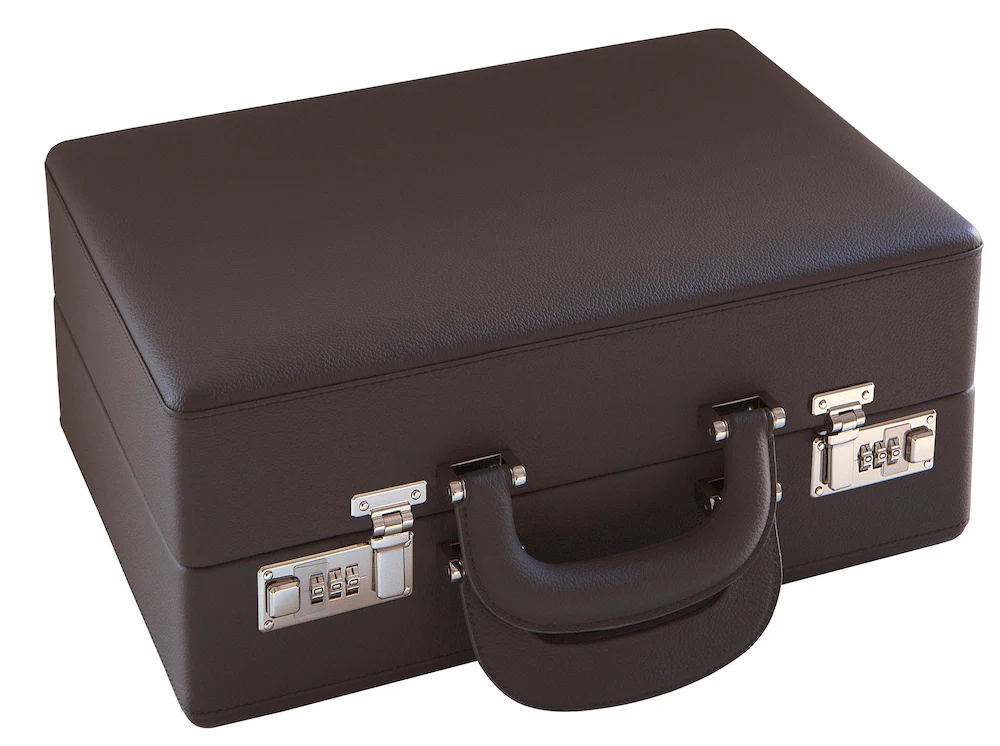 Scatola del Tempo Watch Case Valigetta 16 Grey Orange - Image 3