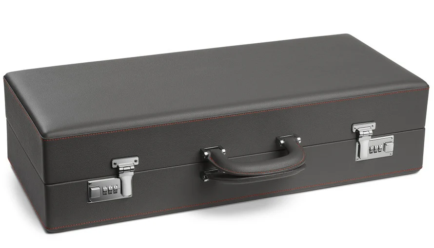 Scatola del Tempo Watch Case Valigetta 32 Grey Orange - Image 3
