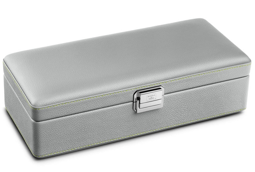 Scatola del Tempo Watch Case Valigetta 4 Grey Green - Image 2