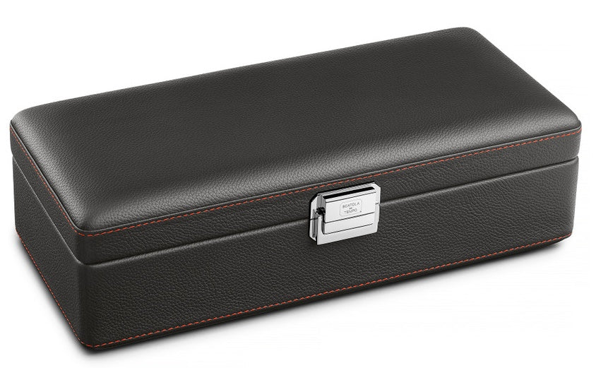 Scatola del Tempo Watch Case Valigetta 4 Grey Orange - Image 2