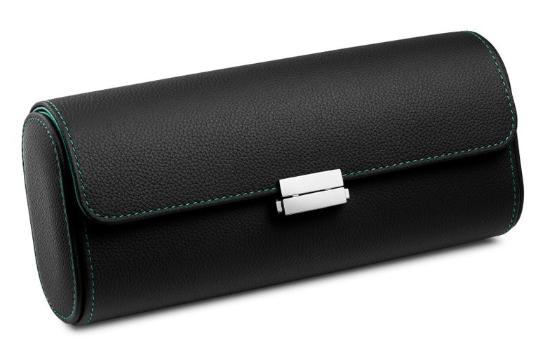 Scatola del Tempo Watch Case Viaggio Pochette Black Blue Tiffany - Image 2