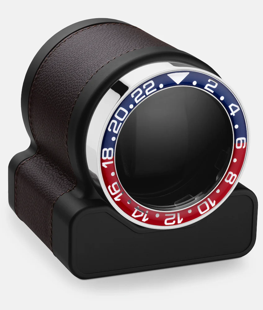 Scatola del Tempo Watch Winder Rotor One Chocolate Pepsi Bezel