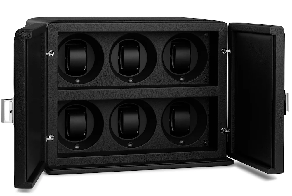 Scatola del Tempo Watch Winder Rotore 9 Black