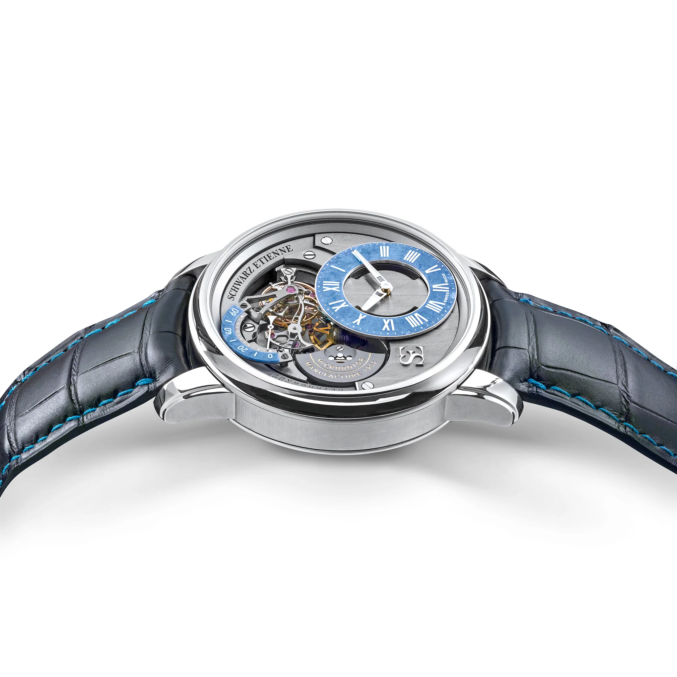 Schwarz Etienne La Chaux De Fonds Tourbillon Retrograde Small Second Watch - Image 2