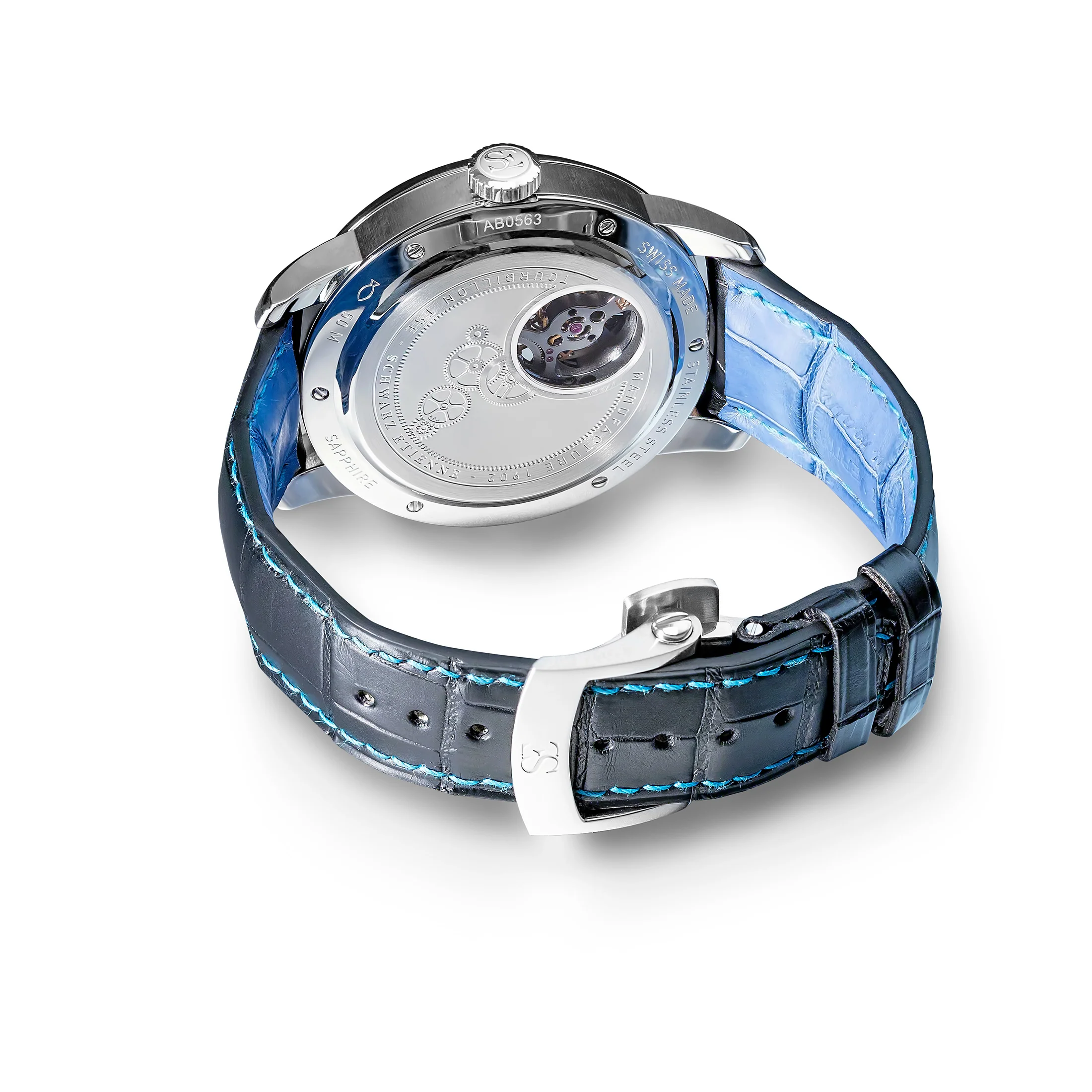 Schwarz Etienne La Chaux De Fonds Tourbillon Retrograde Small Second Watch - Image 3