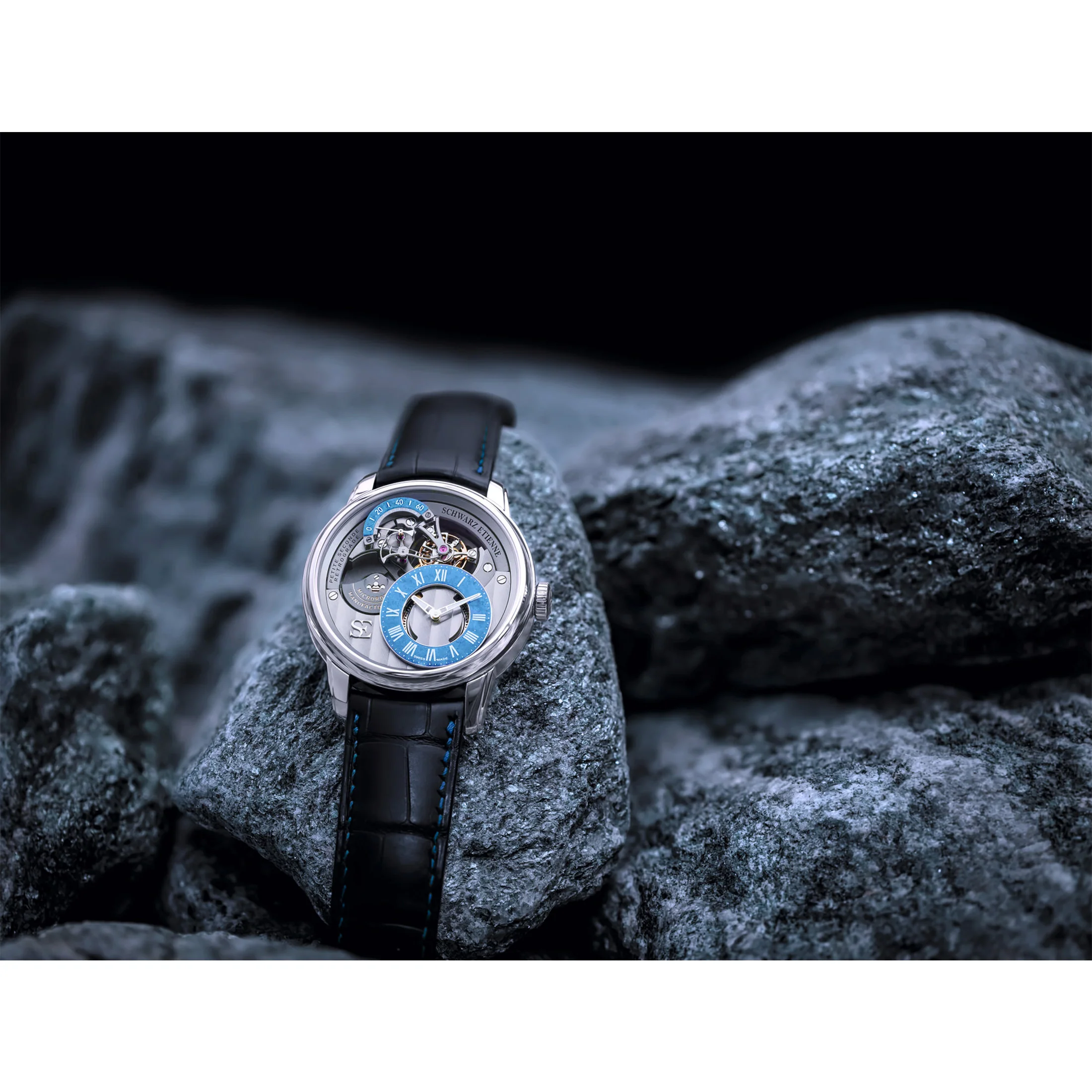 Schwarz Etienne La Chaux De Fonds Tourbillon Retrograde Small Second Watch - Image 4
