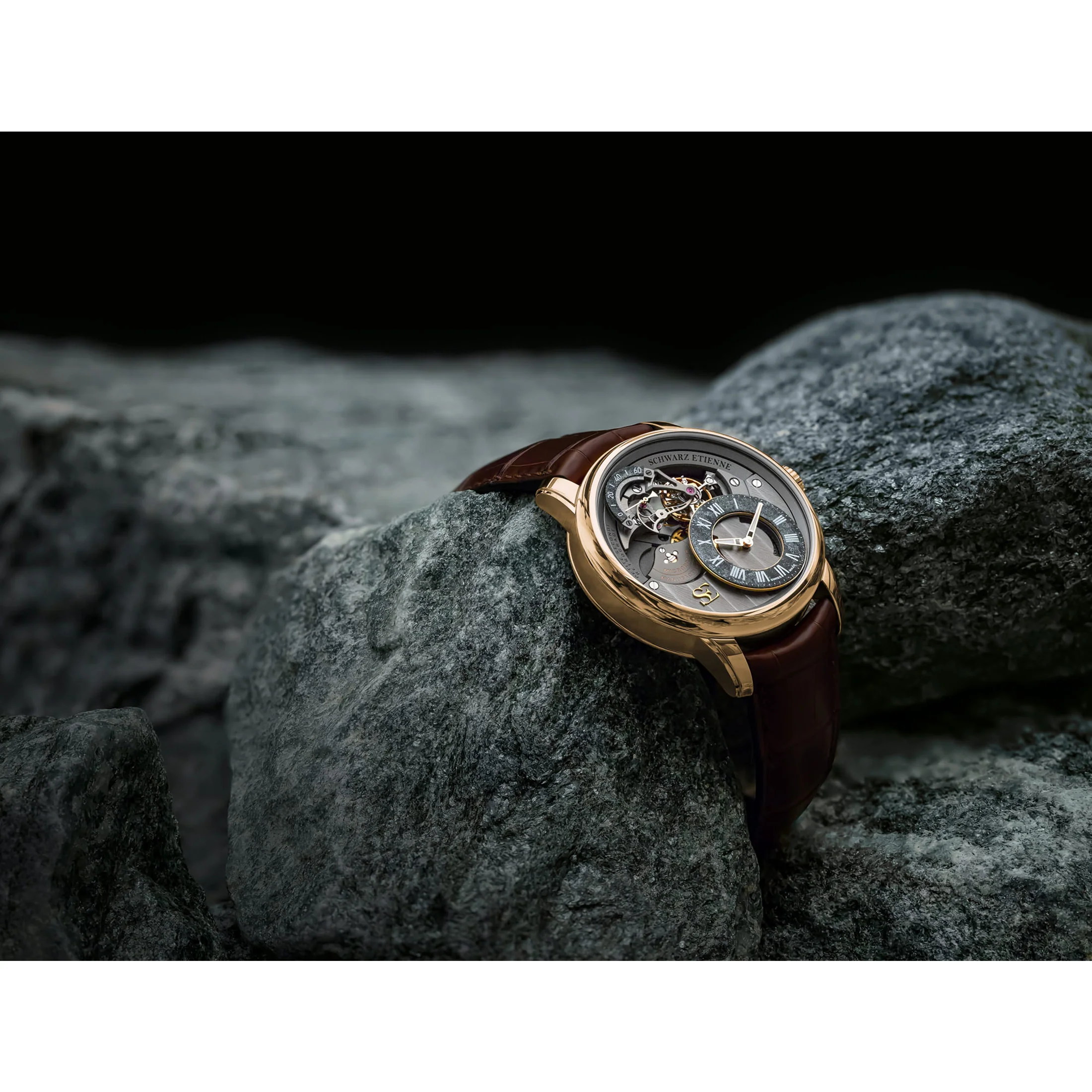 Schwarz Etienne La Chaux De Fonds Tourbillon Retrograde Small Second Watch - Image 4