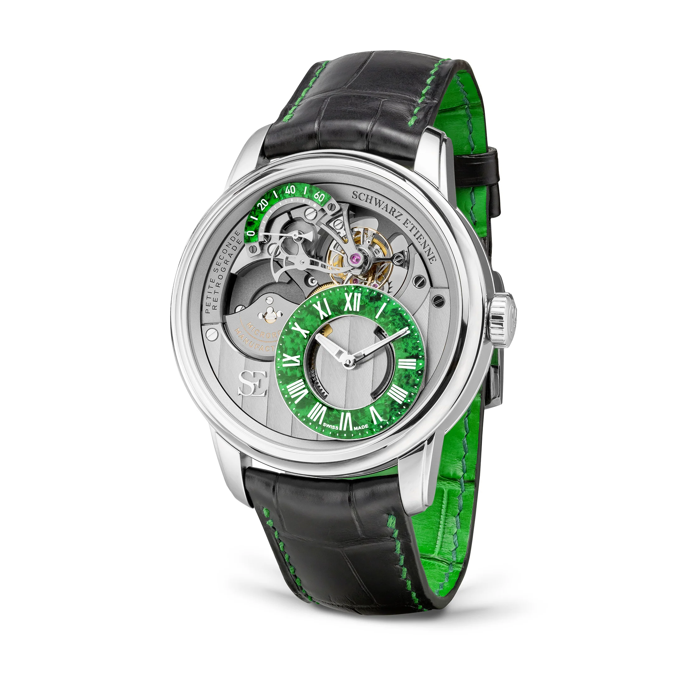 Schwarz Etienne La Chaux De Fonds Tourbillon Retrograde Small Second Watch - Image 2