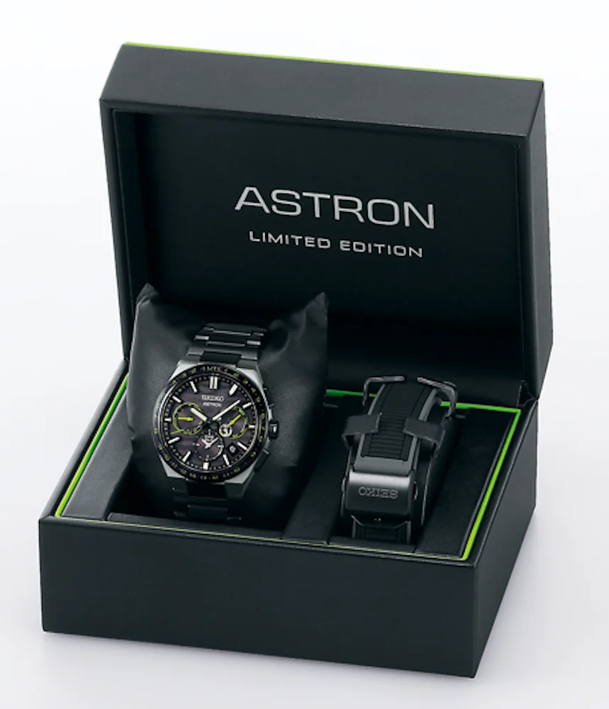 Seiko Astron GPS Solar 5X Dual Time Cyber Yellow Limited Edition - Image 8