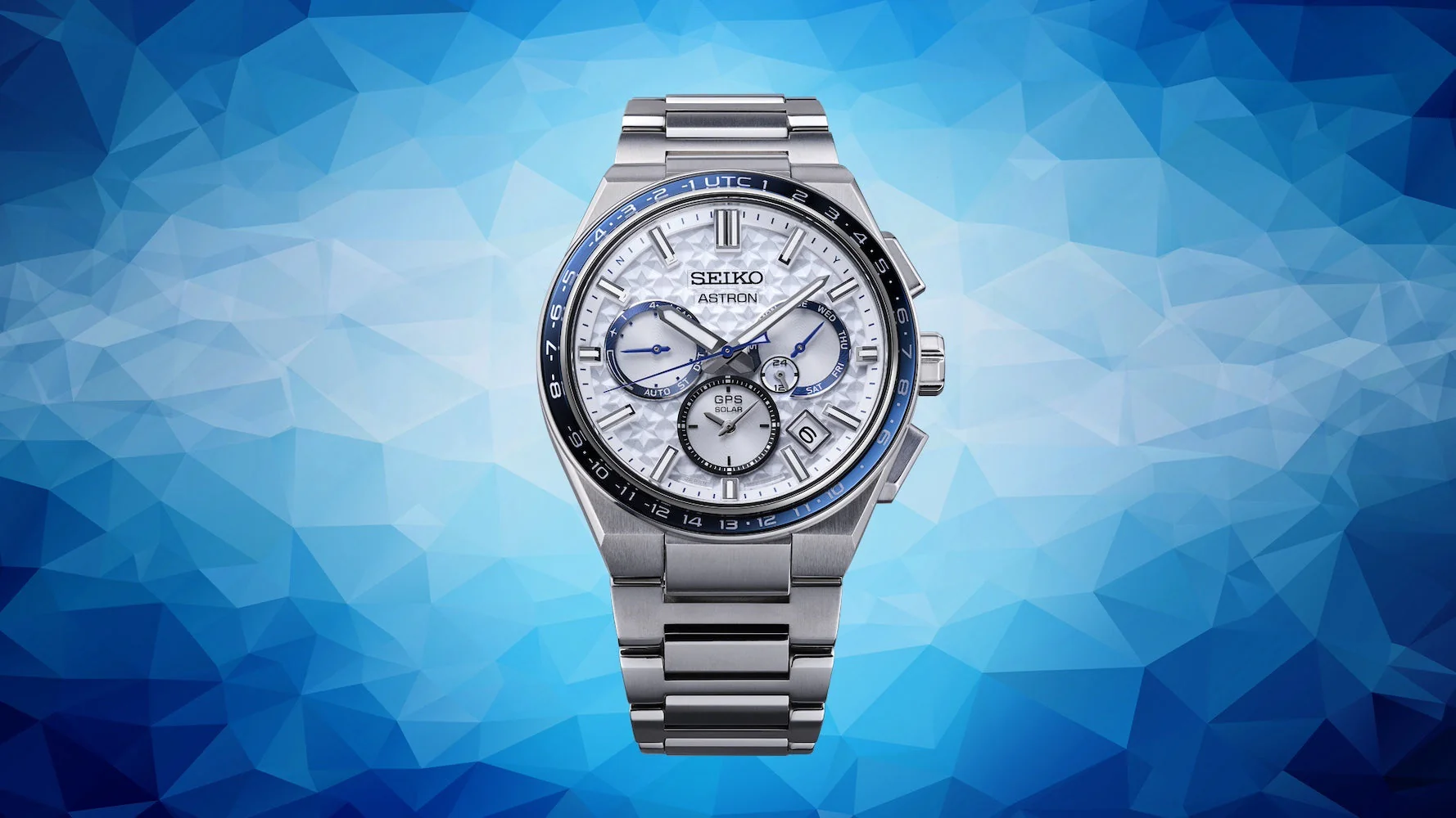 Seiko Astron Watch GPS Solar 5X Dual Time Galactic Blue Limited Edition - Image 4