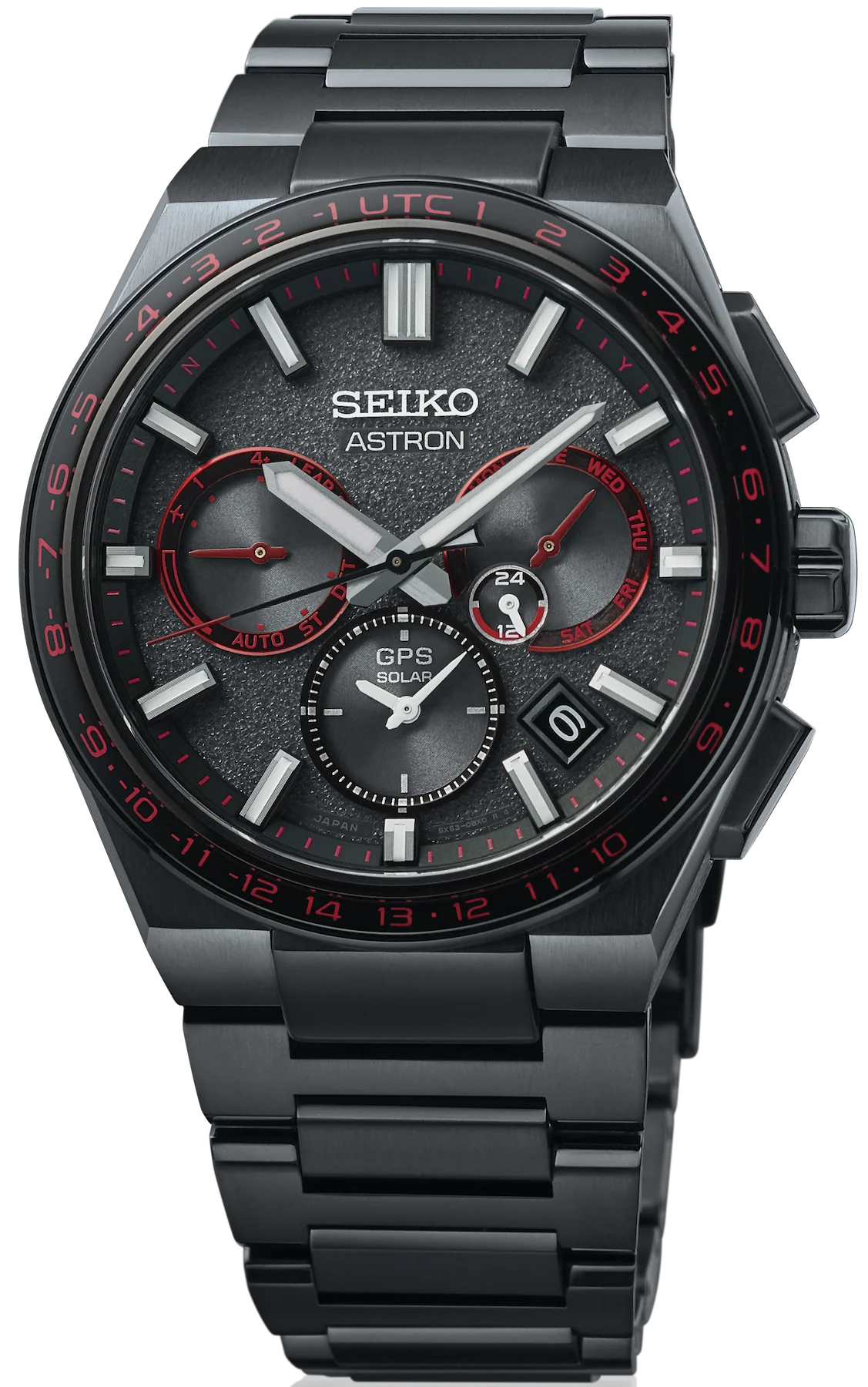 Seiko Astron GPS Solar 5X Dual Time Redshift Limited Edition