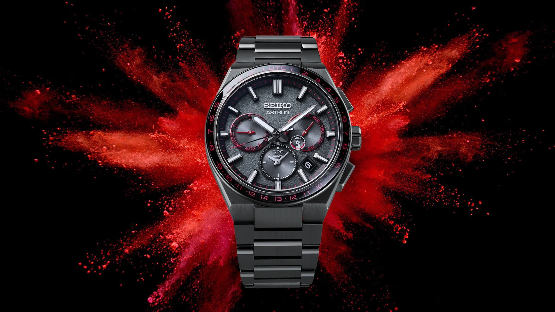 Seiko Astron GPS Solar 5X Dual Time Redshift Limited Edition - Image 4