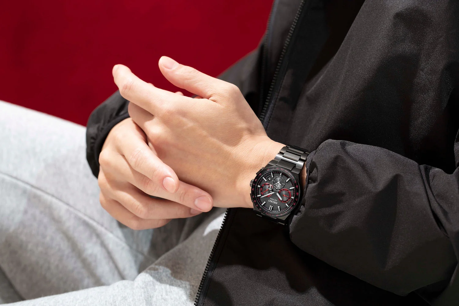 Seiko Astron GPS Solar 5X Dual Time Redshift Limited Edition - Image 7