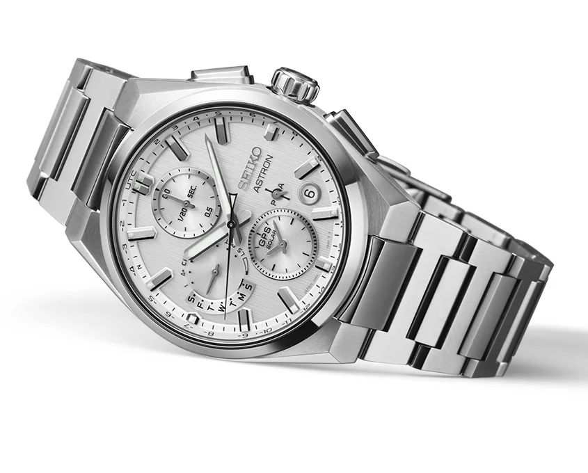 Seiko Astron GPS Solar Dual Time Chronograph Watch - Image 3