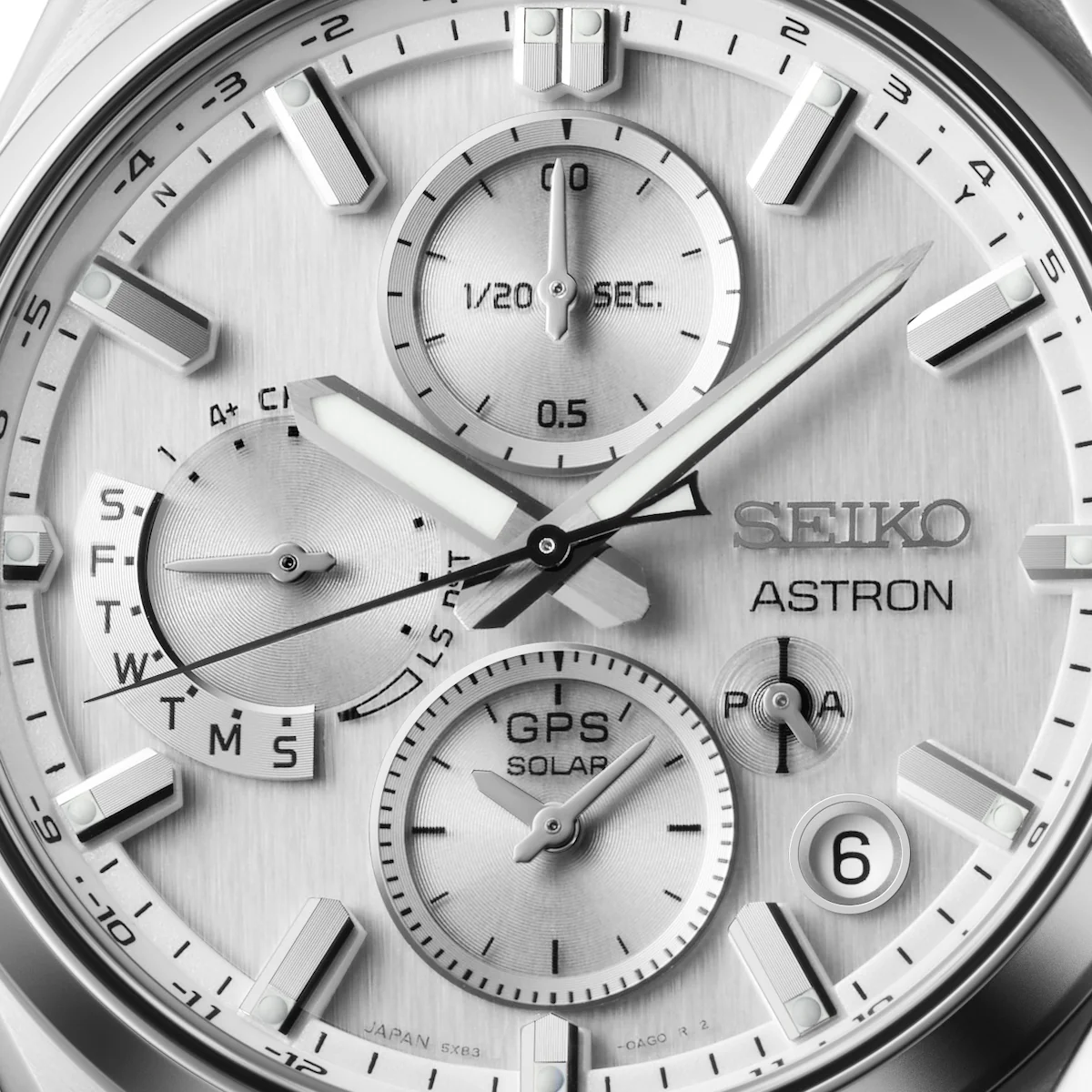Seiko Astron GPS Solar Dual Time Chronograph Watch - Image 4