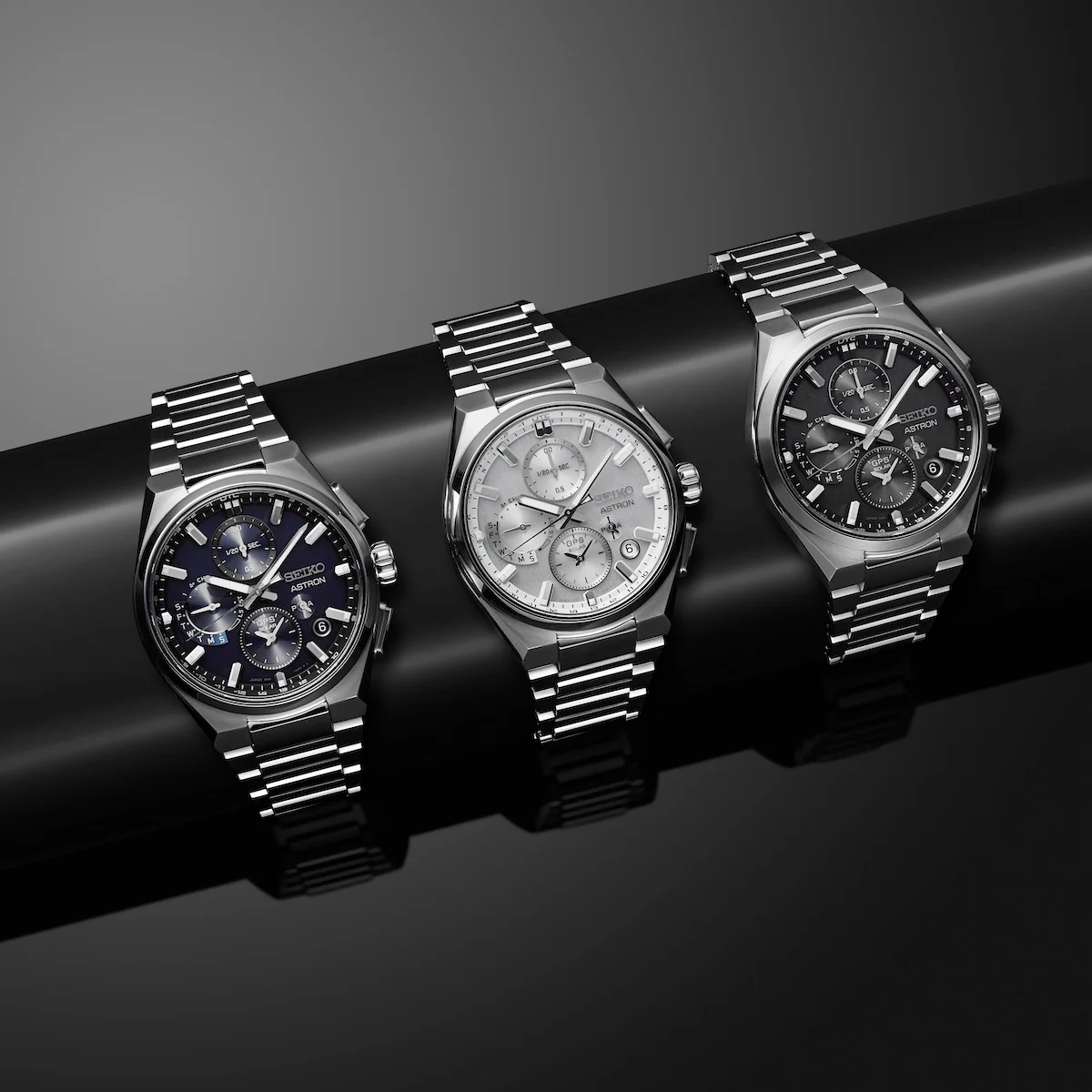 Seiko Astron GPS Solar Dual Time Chronograph Watch - Image 5