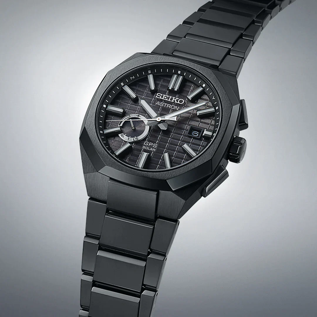 Seiko Astron GPS Solar Jet Black Crystal Box Watch - Image 3