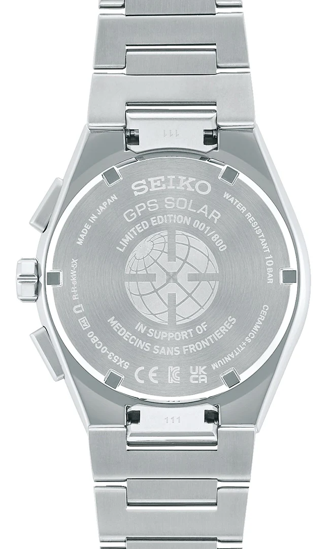Seiko Astron Watch Medecins Sans Frontieres Solar GPS Limited Edition D - Image 2