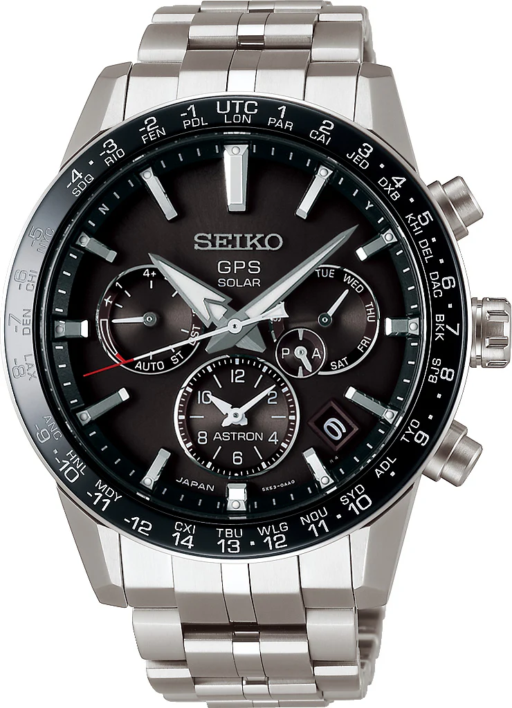 Seiko Astron Watch Caliber 5X Solar GPS Mens