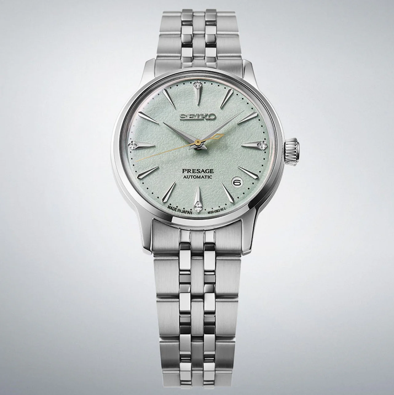 Seiko Presage Cocktail Time Frozen Mojito Diamond Watch - Image 5