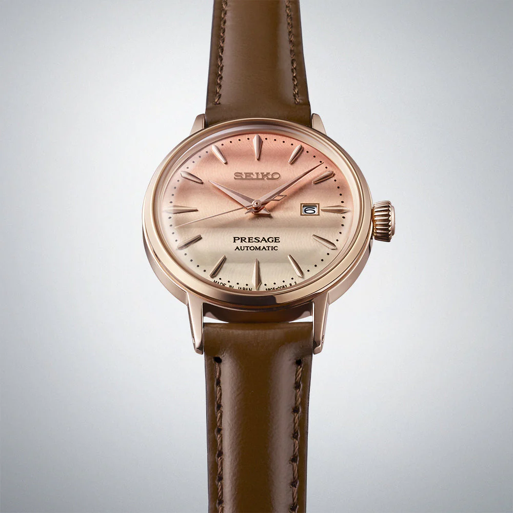 Seiko Presage Cocktail Time Pinky Twilight Limited Edition Watch - Image 4
