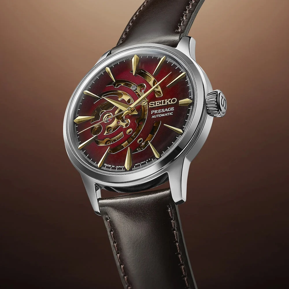 Seiko Presage Watch Cocktail Time Red Brick Limited Edition - Image 2