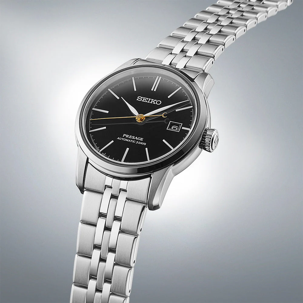 Seiko Presage Deep Black Urushi Lacquer Watch - Image 2