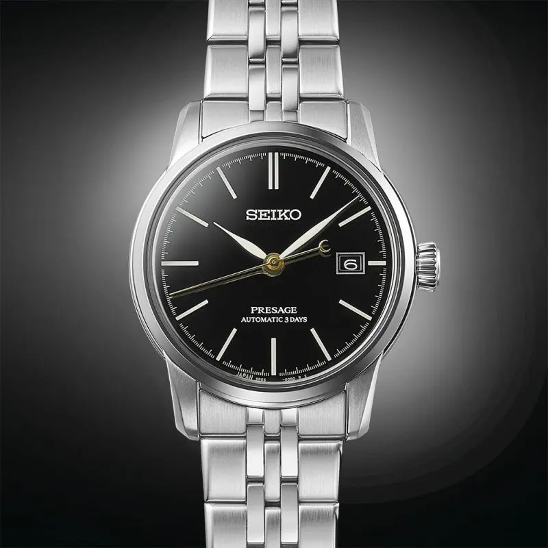 Seiko Presage Deep Black Urushi Lacquer Watch - Image 3