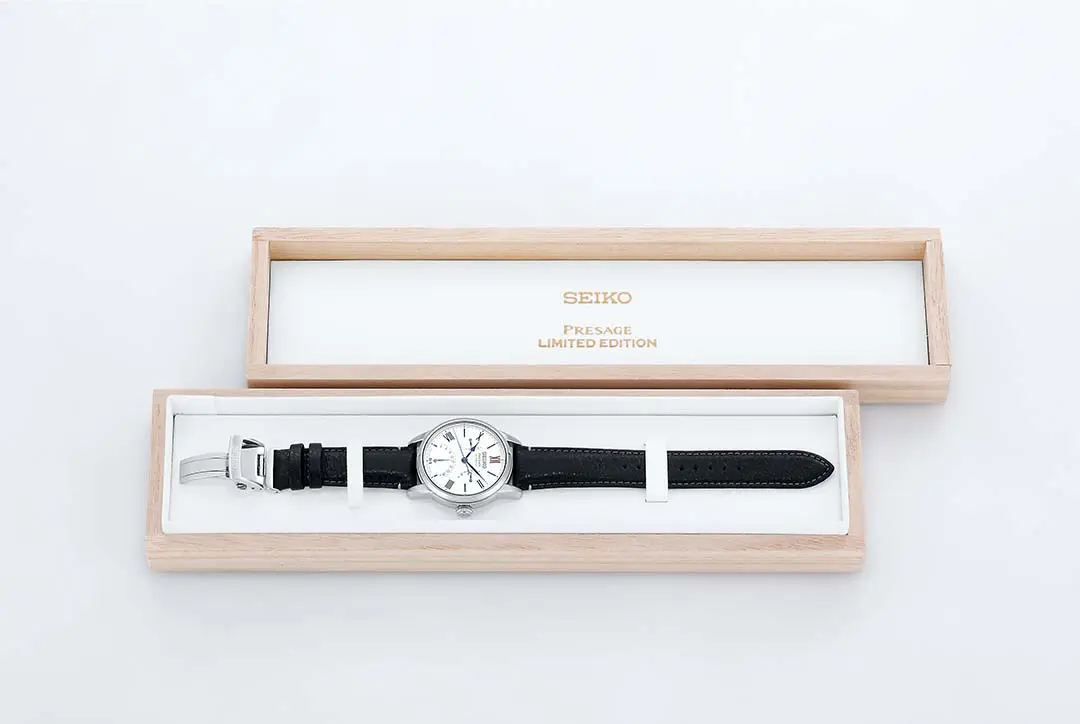 Seiko Presage Watch Laurel Enamel 110th Anniversary Limited Edition - Image 6