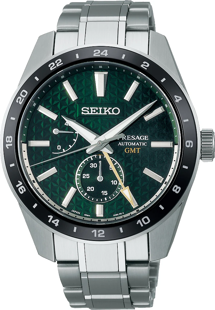 Seiko Presage Watch Sharp Edged GMT