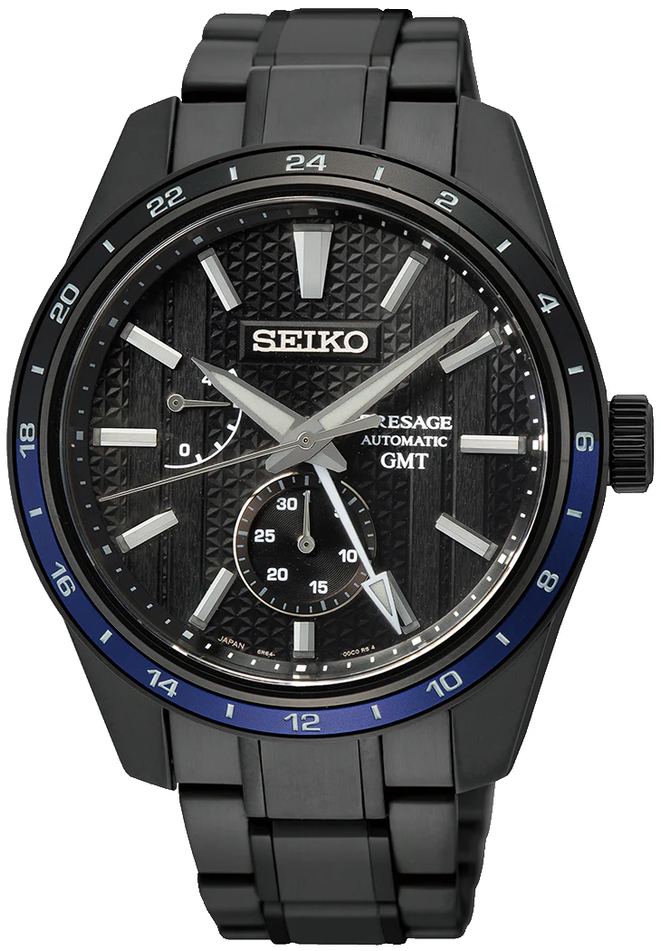 Seiko Presage Watch Sharp Edged GMT X Zero Halliburton Limited Edition D