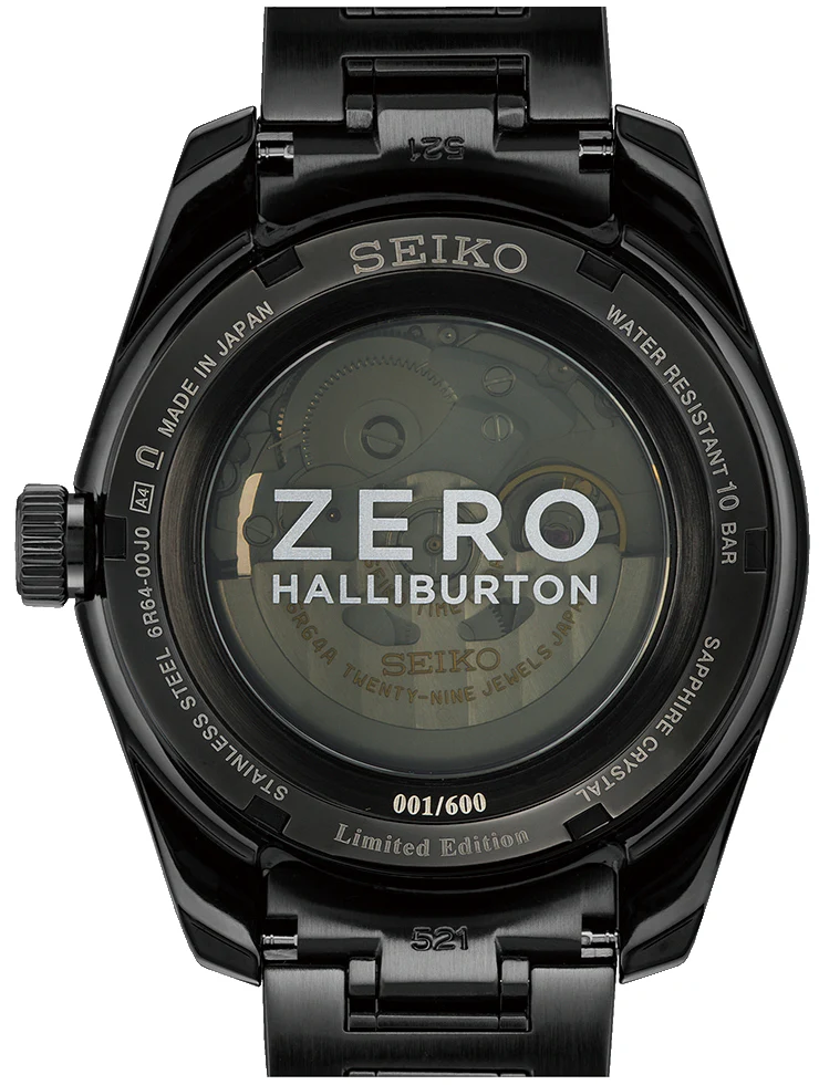 Seiko Presage Watch Sharp Edged GMT X Zero Halliburton Limited Edition D - Image 2