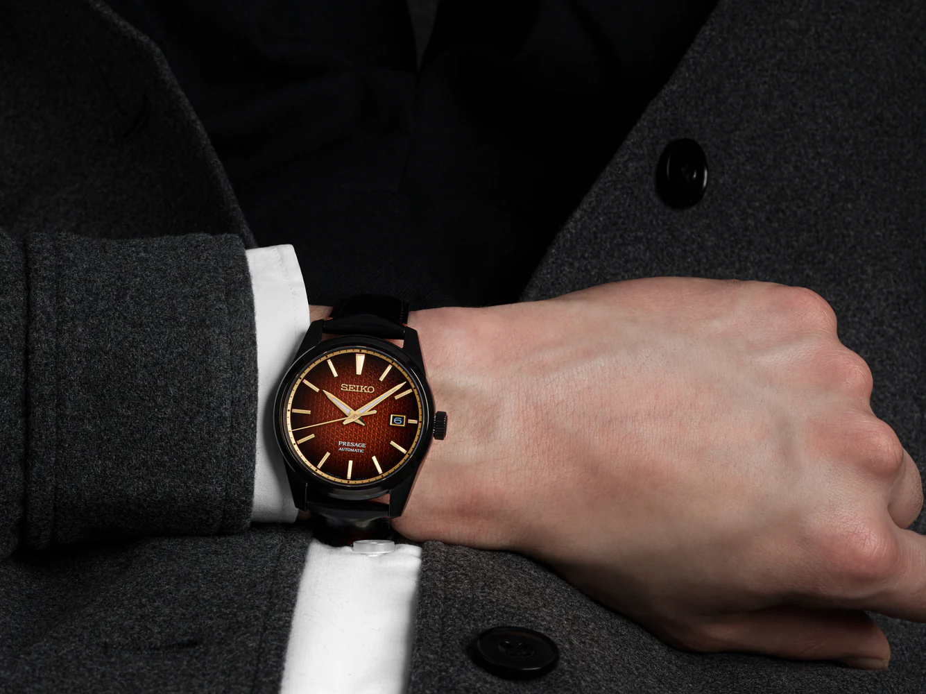 Seiko Presage Watch Sharp Edged Kabuki Limited Edition - Image 6